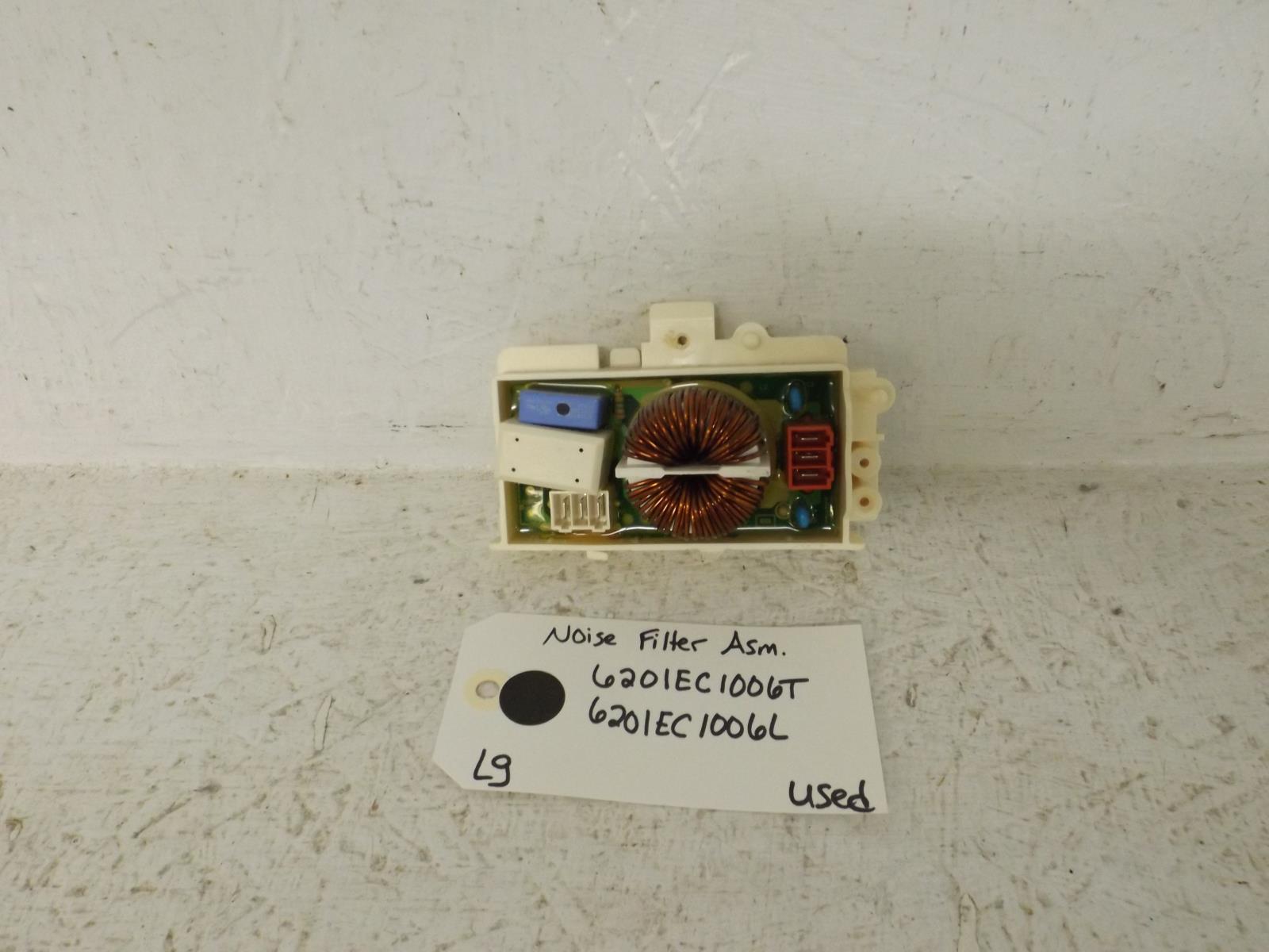 LG Washer 6201EC1006T 6201EC1006L Noise Filter Assembly Used LG Washer 6201EC1006T 6201EC1006L Noise Filter Assembly Used